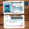 Connecticut Driving license PSD Template