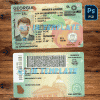 Georgia Driving license PSD Template NEw