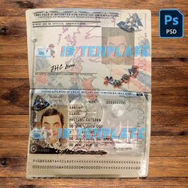 UK Passport Template