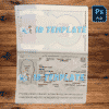UAE Passport Template