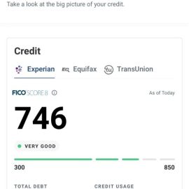 Credit Score With Experian Account
