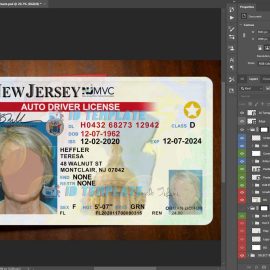 New Jersey Driving License New 8